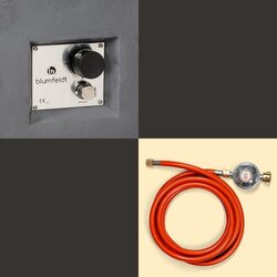 Уличный камин Blumfeldt Isaris (Light Grey) Thumb