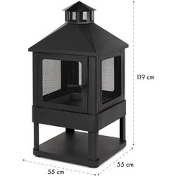 Уличный камин Blumfeldt Macondo (Black) Thumb