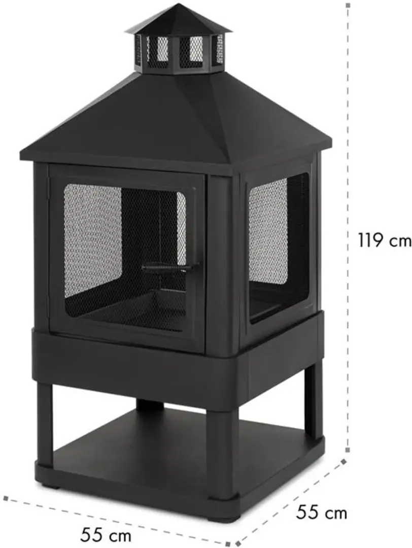 Уличный камин Blumfeldt Macondo (Black) - 2