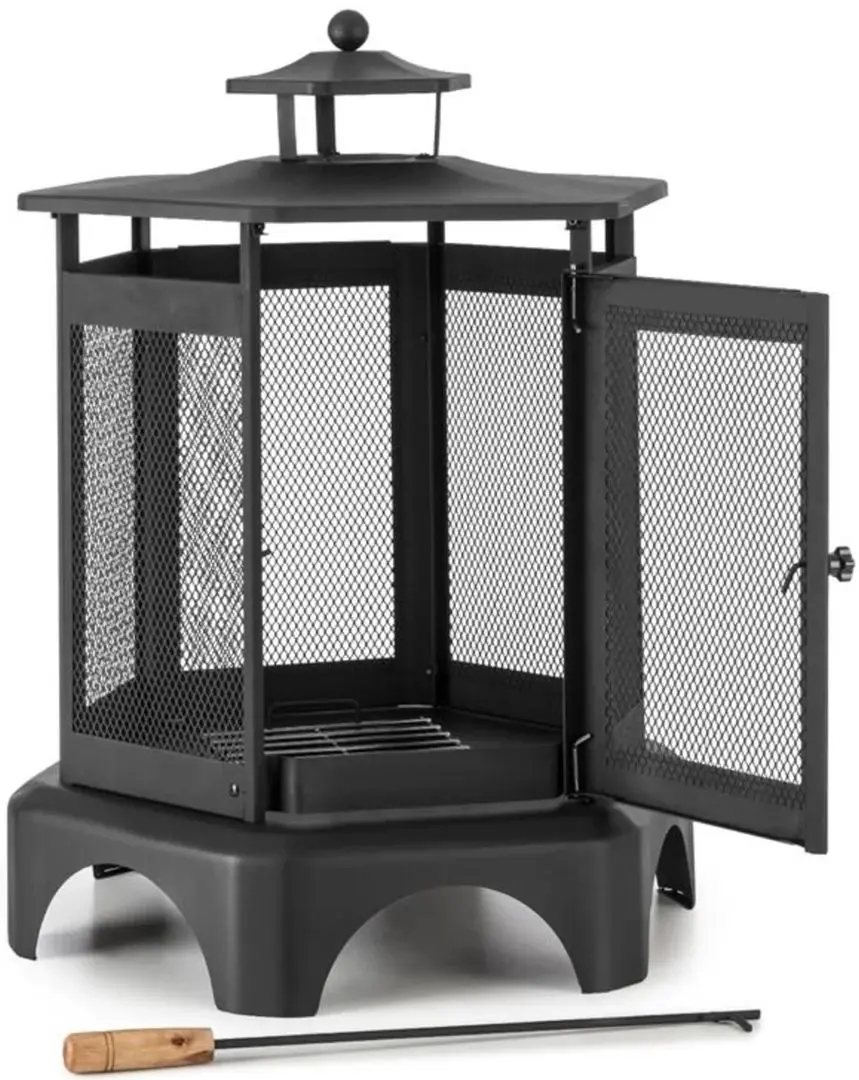 Уличный камин Blumfeldt Mandala (Black)