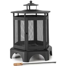 Уличный камин Blumfeldt Mandala (Black)