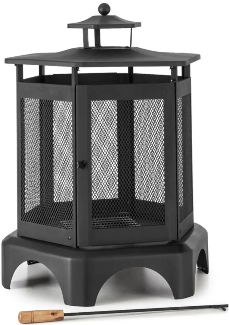 Уличный камин Blumfeldt Mandala (Black)