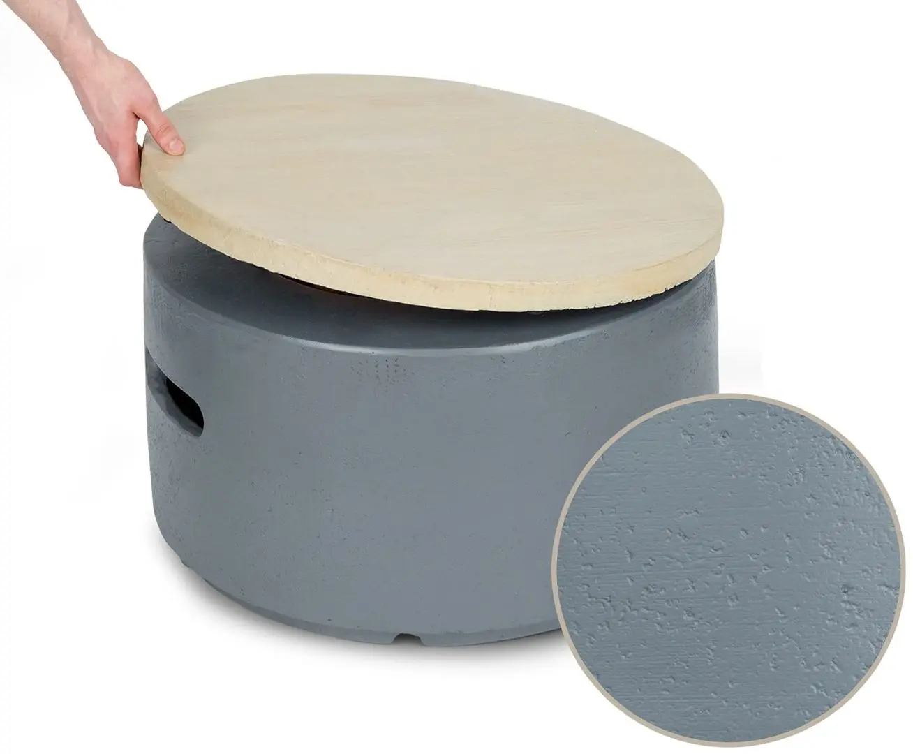 Уличный камин Blumfeldt Pilos (Light Grey) - 2