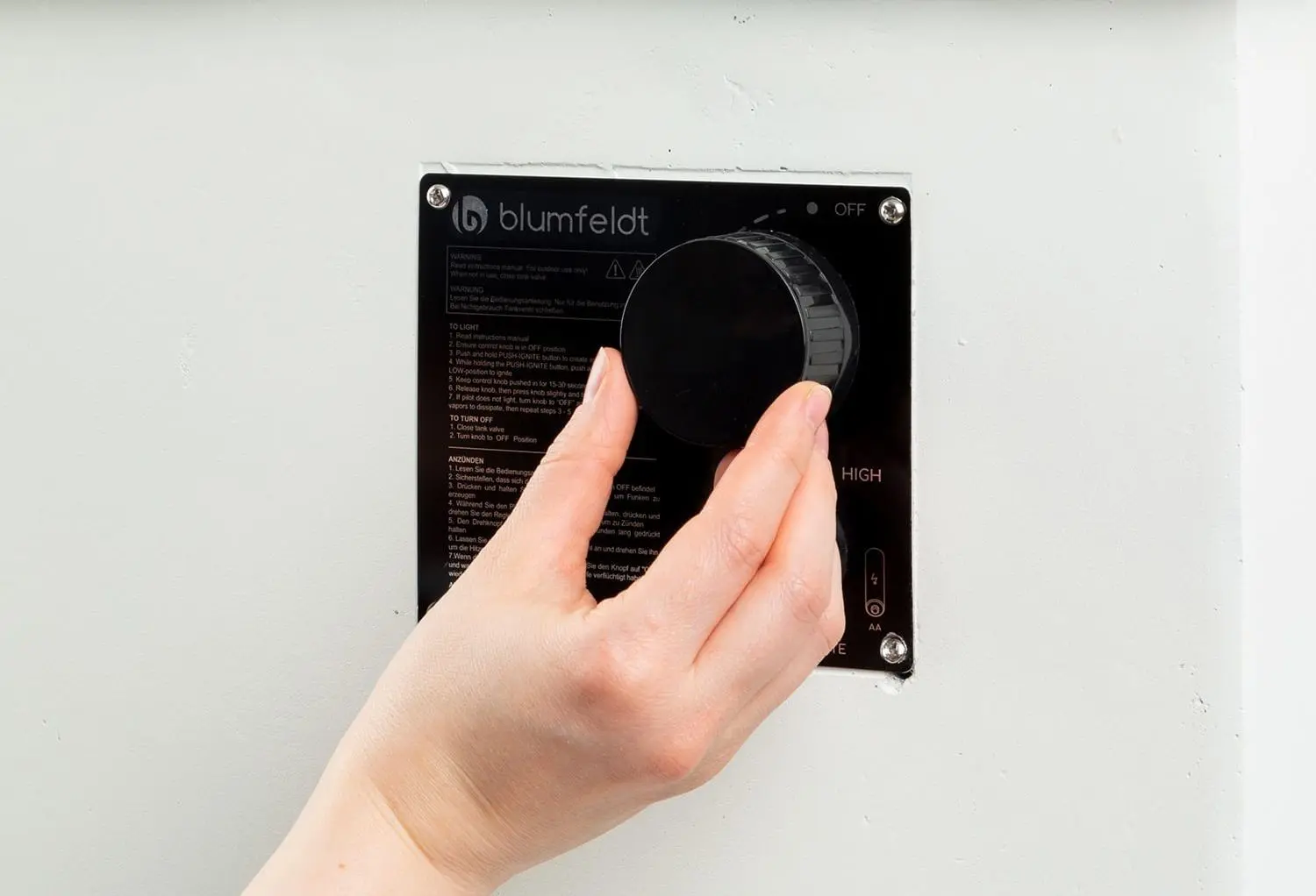 Уличный камин Blumfeldt Prati (White) - 4