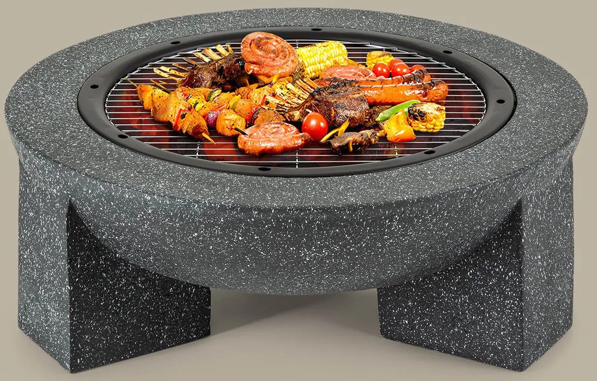 Уличный камин Blumfeldt Troja (Grey) - 3