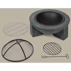 Уличный камин Blumfeldt Troja (Grey) Thumb