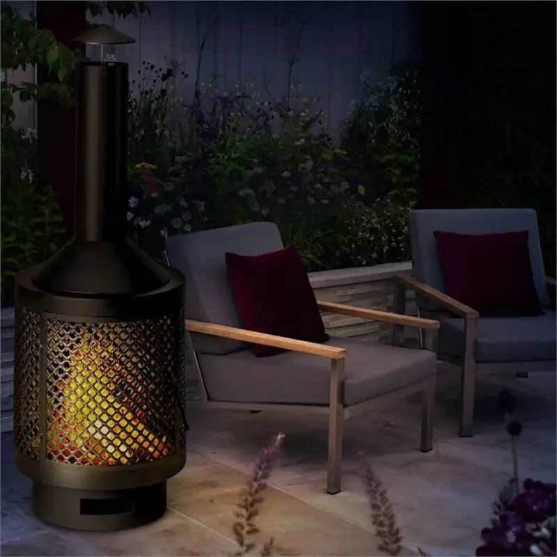 Уличный стальной камин Blumfeldt Essos (Black) - 5