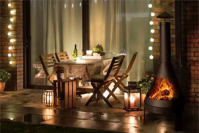 Уличный стальной камин Blumfeldt Hidalgo (Black) - 6