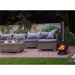 Уличный стальной камин Blumfeldt Knight on Fire (Black) Thumb