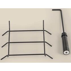 Semineu din otel in aer liber Blumfeldt Monument (Black) Thumb