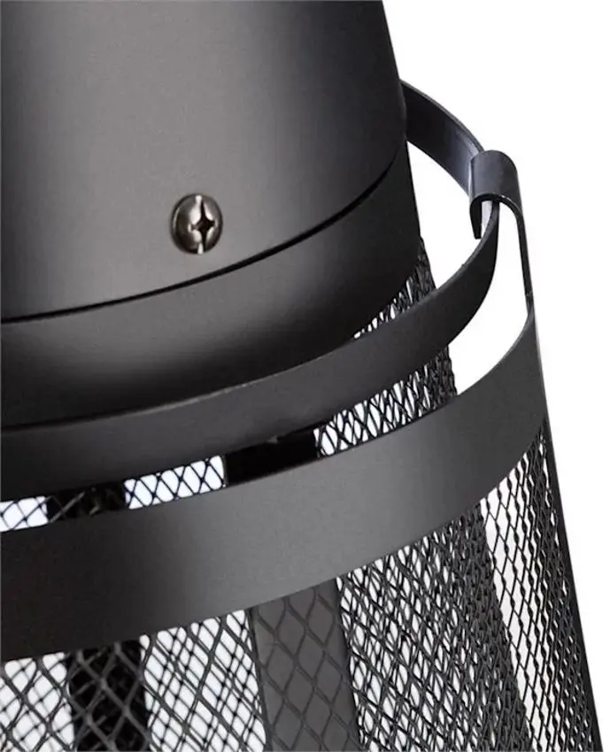 Semineu din otel in aer liber Blumfeldt Volantis (Black) - 2