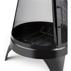 Semineu din otel in aer liber Blumfeldt Volantis (Black) Thumb