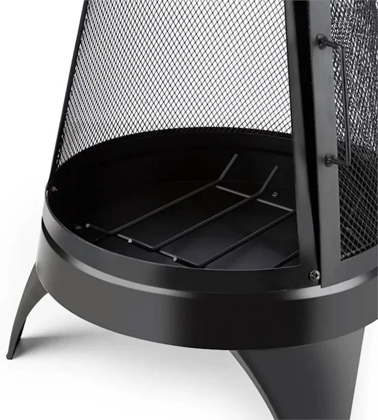 Semineu din otel in aer liber Blumfeldt Volantis (Black) - 3