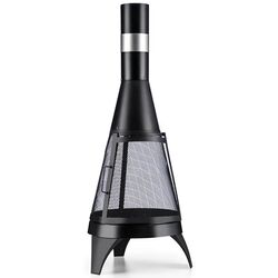 Semineu din otel in aer liber Blumfeldt Volantis (Black)