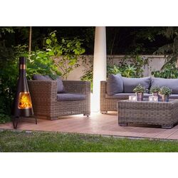 Уличный стальной камин Blumfeldt Volantis Cupric (Black/Bronze) Thumb