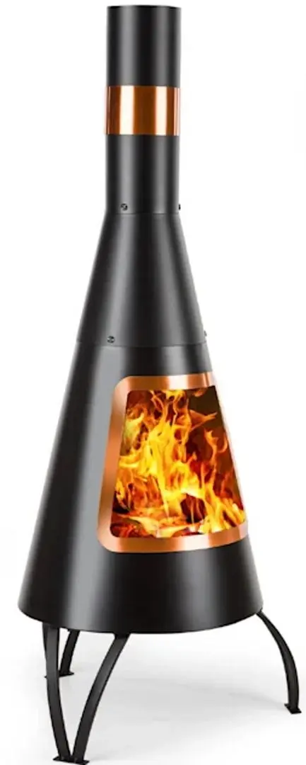 Уличный стальной камин Blumfeldt Volantis Cupric (Black/Bronze)