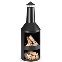 Semineu din otel in aer liber Blumfeldt Westeros (Black) Thumb