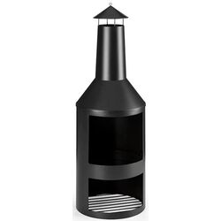 Semineu din otel in aer liber Blumfeldt Westeros (Black)