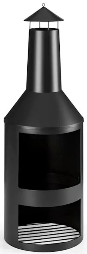 Semineu din otel in aer liber Blumfeldt Westeros (Black)