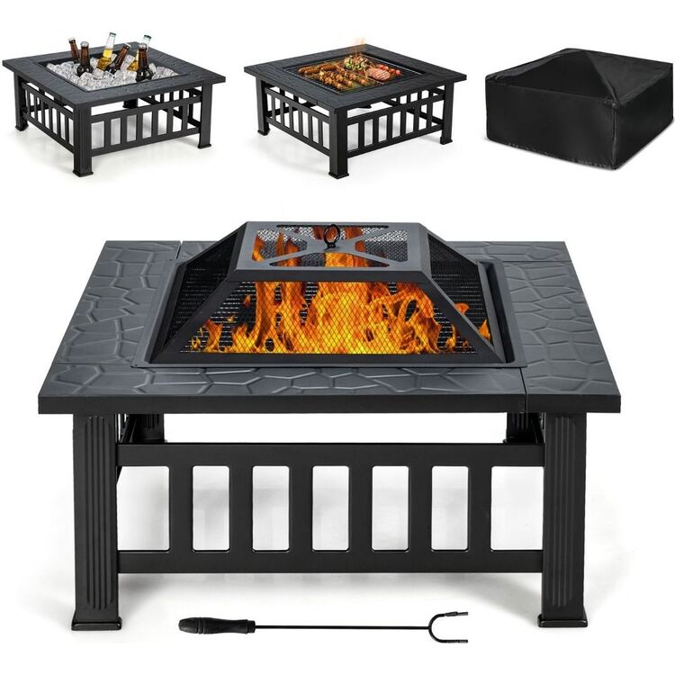 Уличный камин Costway JV10256 (Black) купить в Кишиневе, Молдове ...