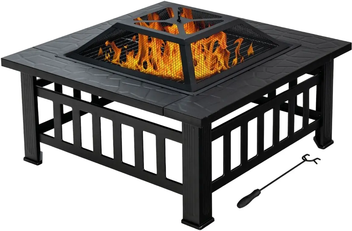 Уличный камин Costway JV10256 (Black)