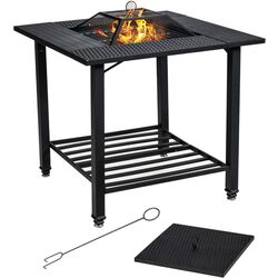 Уличный камин Costway OP70937 (Black)