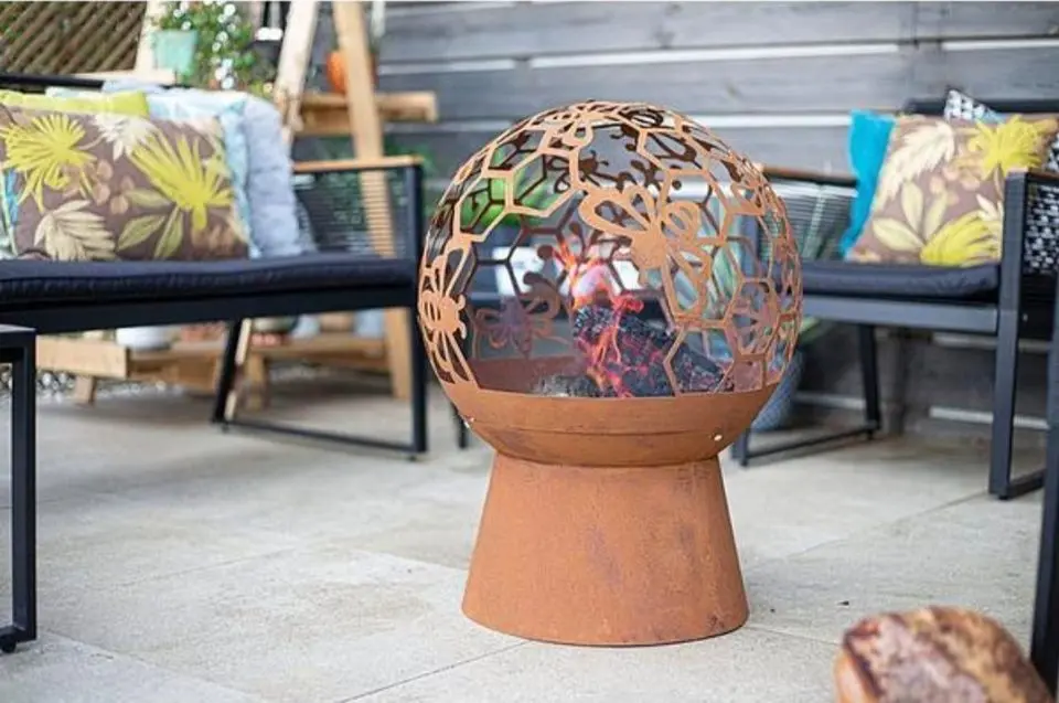 Очаг для костра La Hacienda Honey Bee Globe (Natural Oxide) - 2