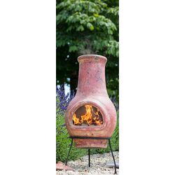 Șemineu de lut în aer liber La Hacienda Essentials Large (Red) Thumb