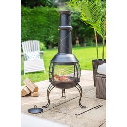 Уличный стальной камин La Hacienda Leon Large (Bronze) Thumb