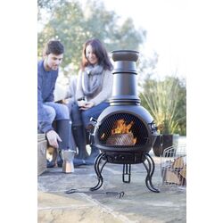 Уличный стальной камин La Hacienda Murcia Medium (Black) Thumb