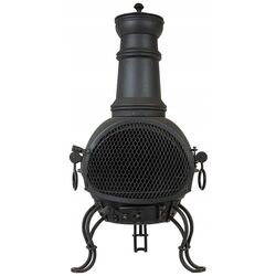 Șemineu din oțel în aer liber La Hacienda Murcia Medium (Black)