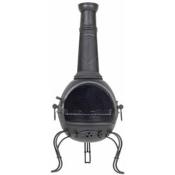 Șemineu din oțel în aer liber La Hacienda Murcia  XL (Black)