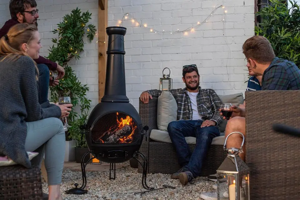 Șemineu din oțel în aer liber La Hacienda Murcia  XL (Black) - 5