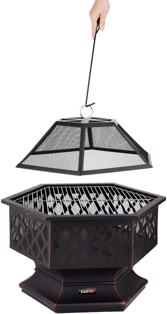 Уличный камин с грилем Lund 99703 - 3