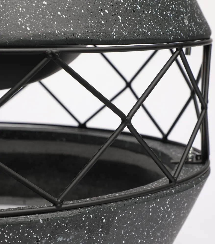 Semineu pentru foc VonHaus 2500563 (Grey/Black)