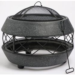 Semineu pentru foc VonHaus 2500563 (Grey/Black)