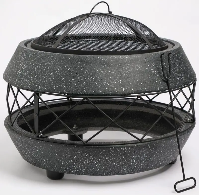 Semineu pentru foc VonHaus 2500563 (Grey/Black)