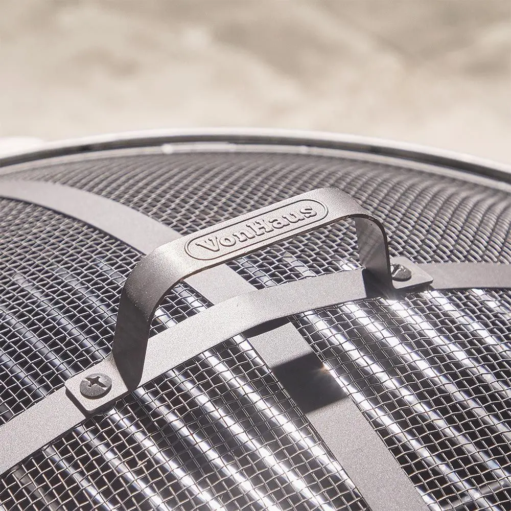 Semineu pentru foc VonShef 2500253 (Black/Copper) - 2