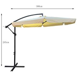 Umbrela de soare Akord Cynia (Black/Beige) Thumb