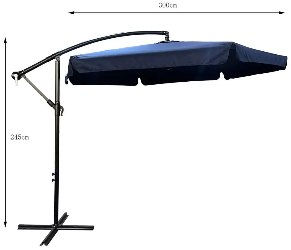 Зонт от солнца Akord Cynia (Black/Dark Blue)