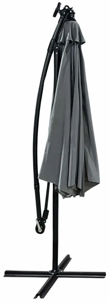 Umbrela de soare Akord Milin (Black/Light Grey)