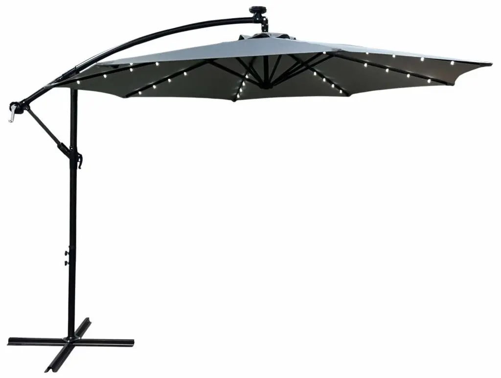 Umbrela de soare Akord Milin (Black/Light Grey)