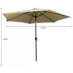 Зонт от солнца Akord Orient (Black/Beige) Thumb