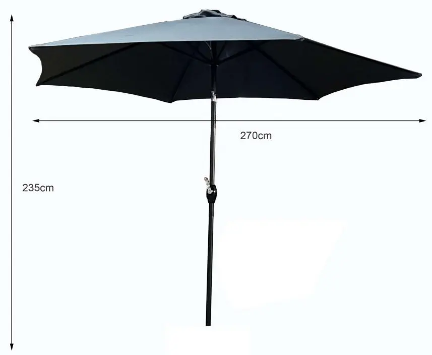 Umbrela de soare Akord Orient (Black/Dark Grey)