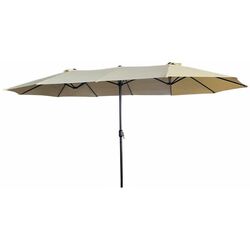 Зонт от солнца Akord Tilia (Black/Beige) Thumb