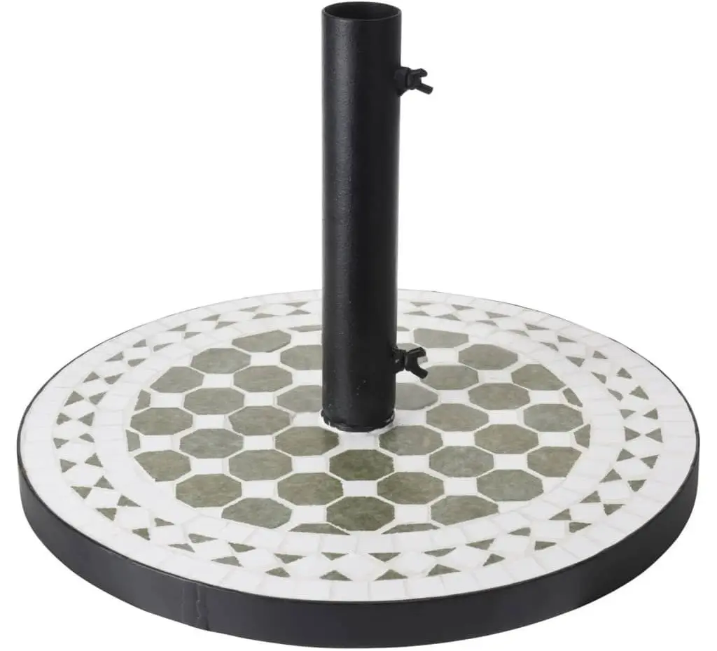 Suport pentru umbrela Progarden Mosaic 43cm (Black/Green)