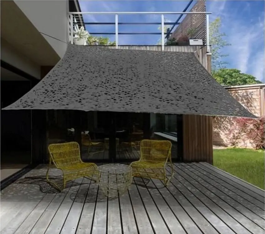 Cort-baldachin de camuflare Ambiance 38961 3x3 m (Dark Khaki)