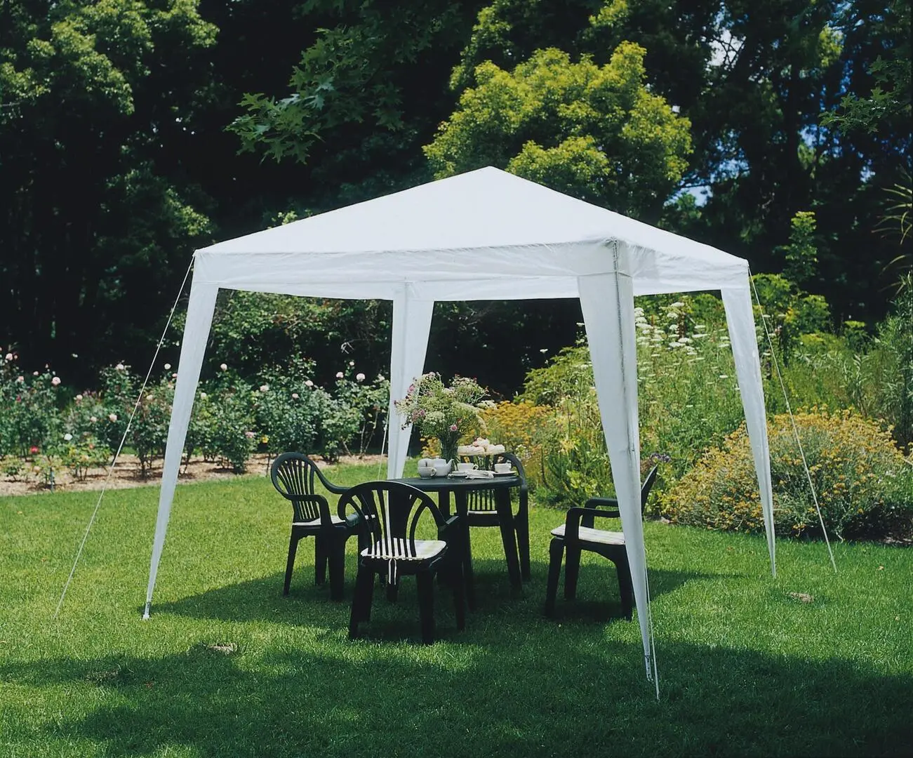 Pavilion de gradina Blooma Suhali 3x3 (White)