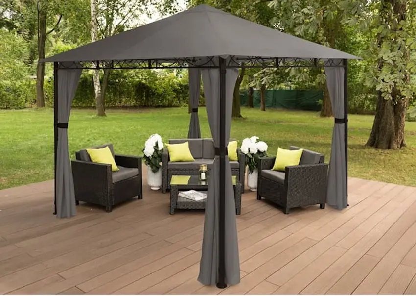 Pavilion de gradina Blumfeldt Mondo (Dark Grey) - 9