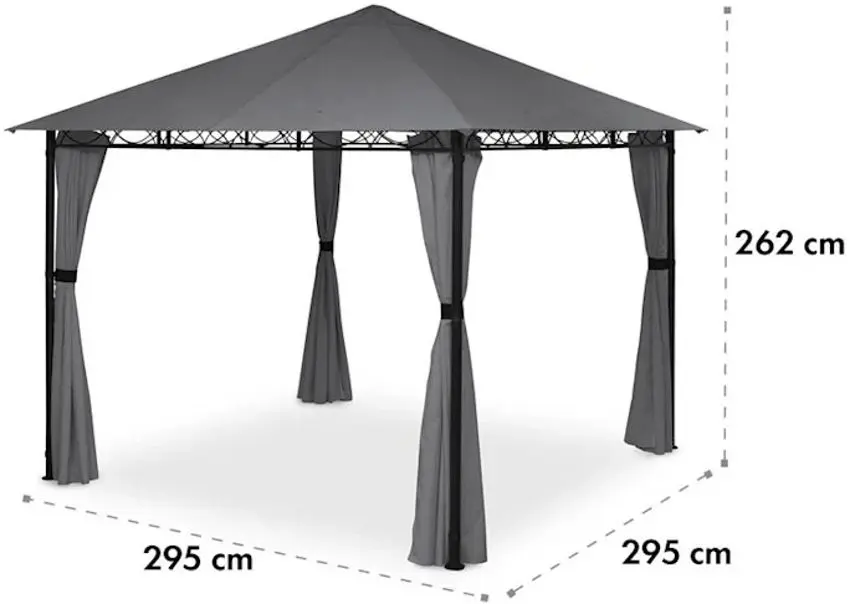 Pavilion de gradina Blumfeldt Mondo (Dark Grey) - 10